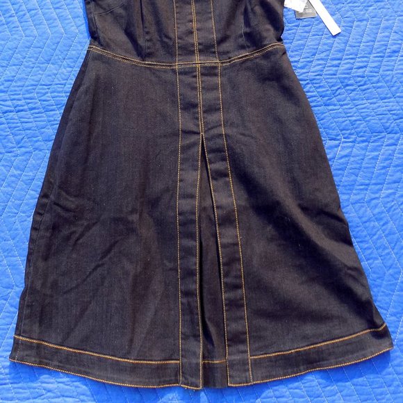INC International Concepts Denim Dress - Size 4 - Picture 2 of 4